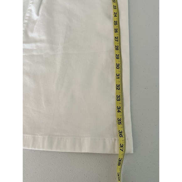 Chicos High Rise Wide Leg Crop Jeans Women's US Size 10 White - Picture 11 of 12